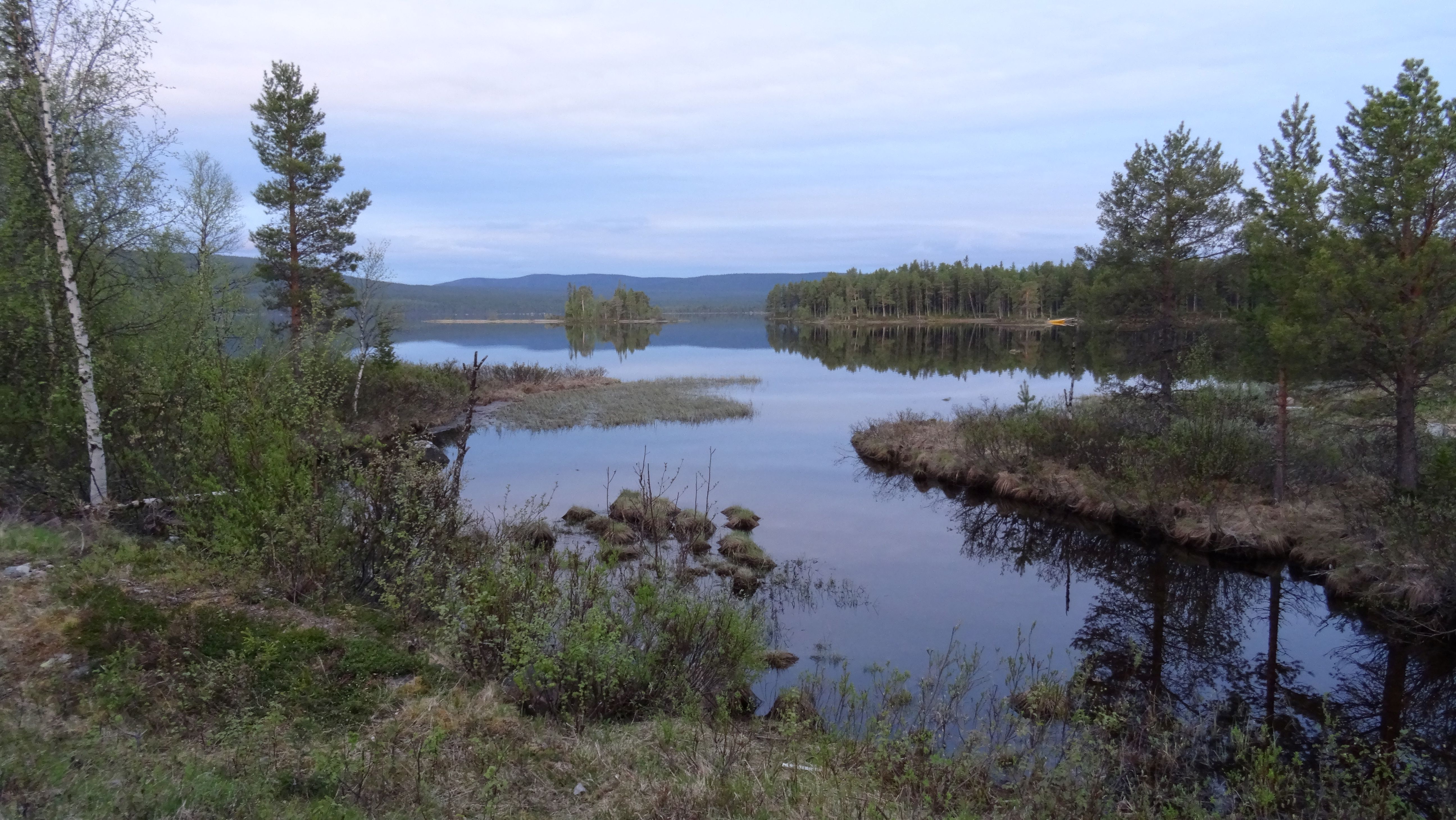 Landschap in Lapland (Zweden)